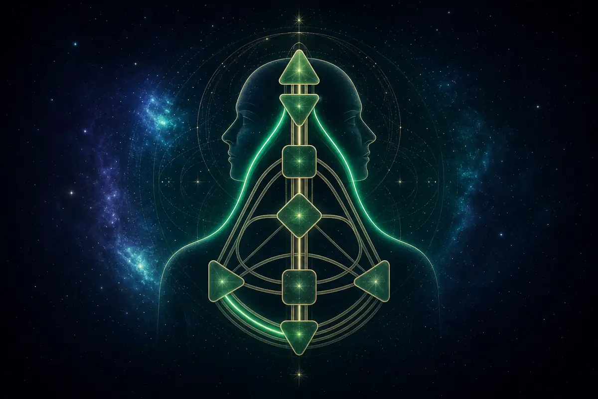 A well-read expert sharing discoveries with a trusted circle of friends, knowledge flowing naturally through deep connections.